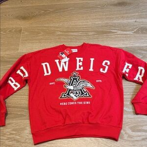 NWT Budweiser Men's Sweater Size S